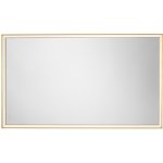 Nova Luce Zlaté závěsné zrcadlo s LED osvětlením Ambor 120 x 70 cm – Hledejceny.cz