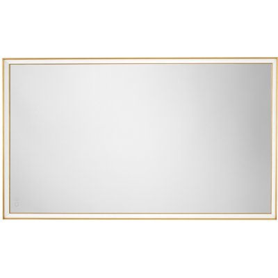 Nova Luce Zlaté závěsné zrcadlo s LED osvětlením Ambor 120 x 70 cm – Hledejceny.cz