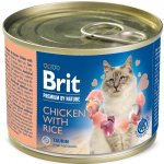 Brit Premium by Nature Cat Chicken with Rice 200 g – Hledejceny.cz