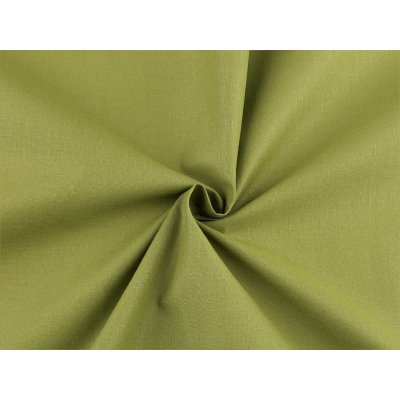 Bavlněná látka / plátno jednobarevná šíře 220 cm, střední, (40) olivová zeleň – Hledejceny.cz