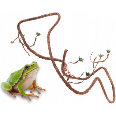 Repti Zoo Jungle Vine ohnutá liána s listy 150 cm – Zboží Dáma