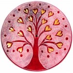 Nefertitis Stojánek z mastku na vonné tyčinky Strom života se srdíčky 7,5 cm – Zboží Dáma