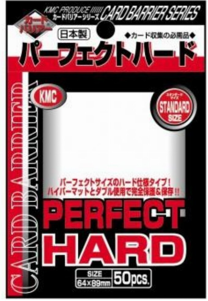 KMC obaly 89 x 64 mm Perfect Hard matné průhledné