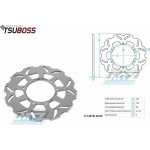 Kotouč brzdový (220/86/6D) zubatý desing - Yamaha XT600+XT600E / 87-02 + XTZ600 Tenere / 87-98 + DT80LC K-YA02RI-WAVE | Zboží Auto