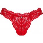 Obsessive Ingridia Crotchless Thong Red – Sleviste.cz