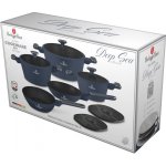 BERLINGERHAUS Sada nádobí s titanovým povrchem 10 ks Deep Sea Collection BH-8381 – Zboží Dáma