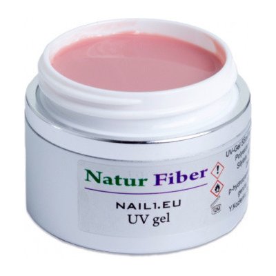 Nail1 Natur Fiber UV/LED jednofázový gel Střední viskozita 40 ml – Hledejceny.cz