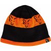 Rybářská kšiltovka, čepice, rukavice FOX Čepice Black Orange Beanie