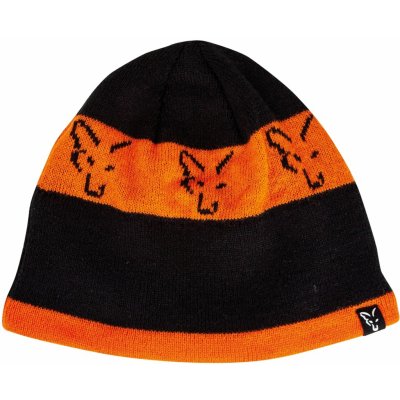 FOX Čepice Black Orange Beanie – Zboží Mobilmania