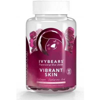 Ivy Bears Vibrant Skin gumoví medvídci 60 ks – Hledejceny.cz