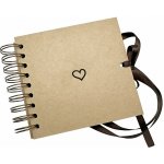 BALOUŠEK TISK Scrapbook Mini, 130 × 130 mm, Srdce – Zboží Živě