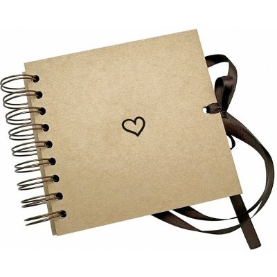 BALOUŠEK TISK Scrapbook Mini, 130 × 130 mm, Srdce – Zboží Živě