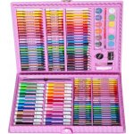 ISO 9174 Výtvarná sada Mega Art Set 168 ks růžová – Zboží Dáma