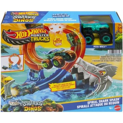 Hot Wheels Monster Trucks Žraloci Smyčka JFR08 – Zbozi.Blesk.cz