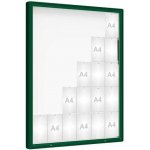 PROCITY Venkovní vitrína model 2000, 30 x A4, plexi, zelená | Zboží Auto