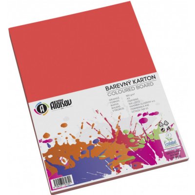 Barevný papír červený A3 180g 100 listů – Sleviste.cz