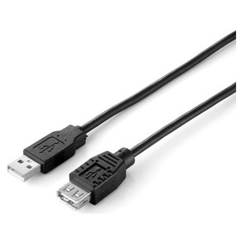 Equip 128852 USB 2.0 prodlužovací AM-AF, 5m, černý