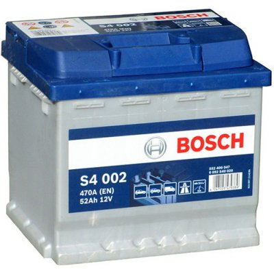 Bosch S4 12V 52Ah 470A 0 092 S40 020 – Zboží Mobilmania