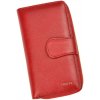 Peněženka Červená kožená peněženka na karty Patrizia IT116