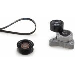 Sada žebrovaných klínových řemenů GATES K017PK1640 – Zboží Mobilmania