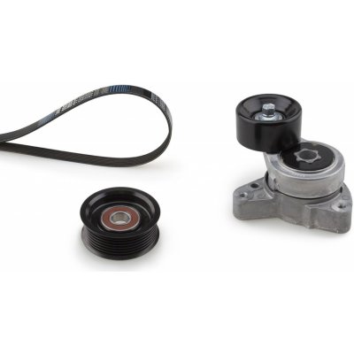 Sada žebrovaných klínových řemenů GATES K017PK1640 – Zboží Mobilmania