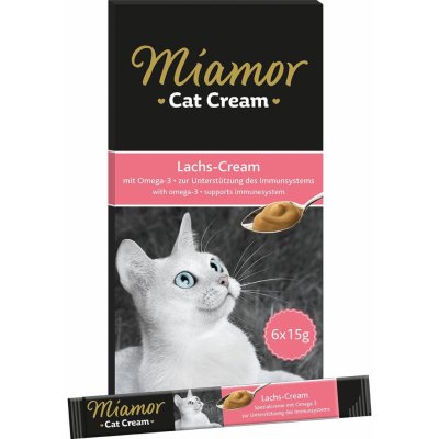 Miamor Cat Cream Salmon 6 x 15 g – Zboží Mobilmania