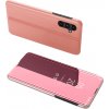 Pouzdro a kryt na mobilní telefon Pouzdro Beweare Clear View Samsung Galaxy A54 5G - růžové