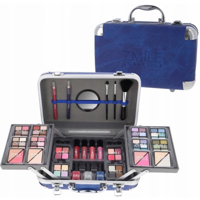 Zmile cosmetics Traveller Blue kufřík dekorativní kosmetiky 72,4 g – Zbozi.Blesk.cz