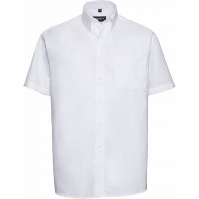 Russell Collection Profesní pánská košile Oxford s krátkým rukávem Z933 bílá