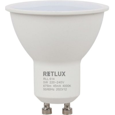 RETLUX RLL 614 GU10 bulb 5W CW D