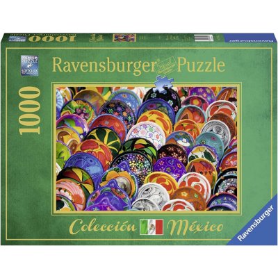Ravensburger Kolekce Mexiko barevné talíře 1000 dílků – Zboží Mobilmania