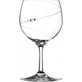 Diamante sklenice na červené víno Silhouette City s krystaly Swarovski 6 x 350 ml