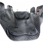 HobbyDog Ochranný potah na sedačky do auta šedý pro 2 psy 140 x 160 cm – Sleviste.cz