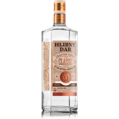 Hlibny Dar Crafted Gluten Free Vodka 40% 0,7 l (holá láhev)