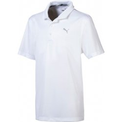 Puma dětské golfové triko Essential Pounce bílá