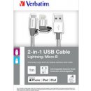 usb kabel Verbatim 48869 USB (2.0), USB A (2.0) M/USB micro, 2m