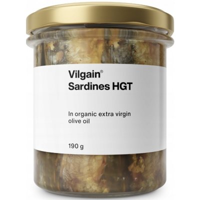 Vilgain Sardinky v bio extra panenském olivovém oleji 190 g – Hledejceny.cz