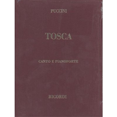 Giacomo Puccini Tosca plátěná, tvrdá vazba noty na zpěv, klavír – Hledejceny.cz