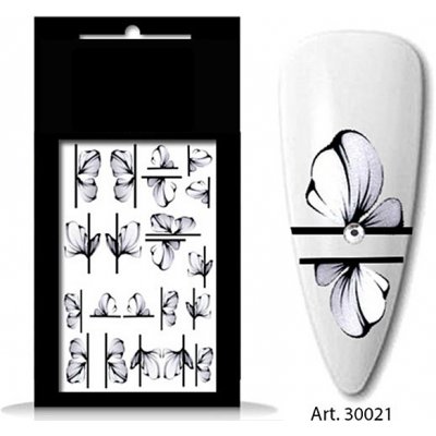 BIO nails vodolepka 30021 květy – Zboží Mobilmania