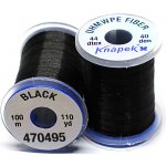 Vázací nit • UHMWPE FIBER LINE • 100m - Tloušťka 40D, Barva Černá – Sleviste.cz