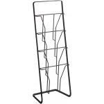 Yamazaki Tower 71 cm Černý kovový stojan na časopisy – Zboží Dáma