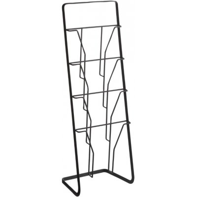 Yamazaki Tower 71 cm Černý kovový stojan na časopisy – Zboží Dáma