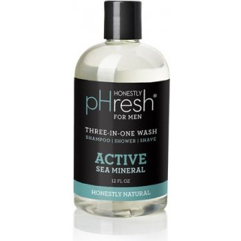 Honestly pHresh Active Sea Mineral Men sprchový gel 3v1 355 ml