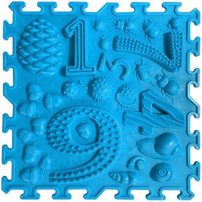 OrtoNature Masážní ortopedická podložka Matematika 9 měkká Světle modrá – Zboží Dáma