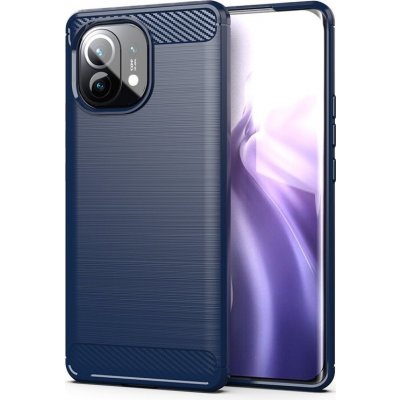 Pouzdro IZMAEL Carbon Bush TPU Xiaomi Mi 11 Xiaomi Mi 11 modré – Zbozi.Blesk.cz