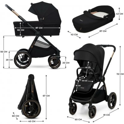 Kinderkraft NEA 2 Lunar Black BIZUU 2024 – Zboží Mobilmania