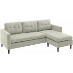 Interior DE Rohová pohovka Stockholm 220 cm greige manšestr POH47837 – Zbozi.Blesk.cz