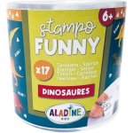 Aladine Dětská razítka Stampo Funny Dinosauři – Zboží Mobilmania