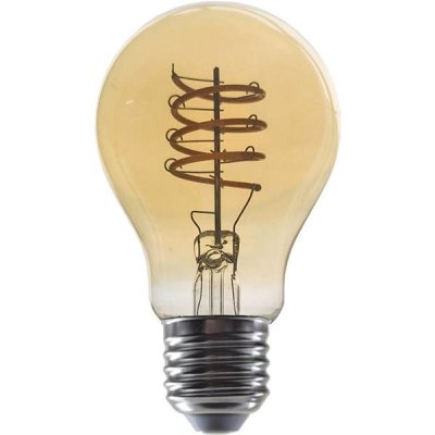Diolamp LED Filament žárovka Amber A60 4W/230V/E27/1800K/270Lm/360°/Dim