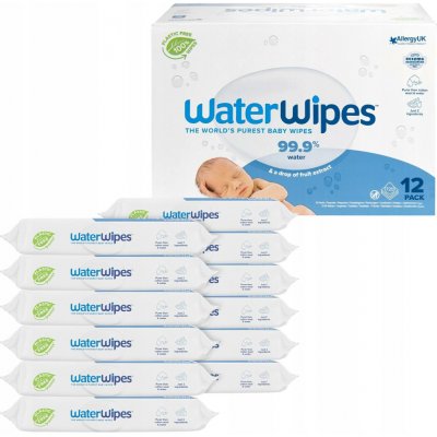 WaterWipes BIO vlhčené ubrousky 12 x 60 (720 ks) – Sleviste.cz